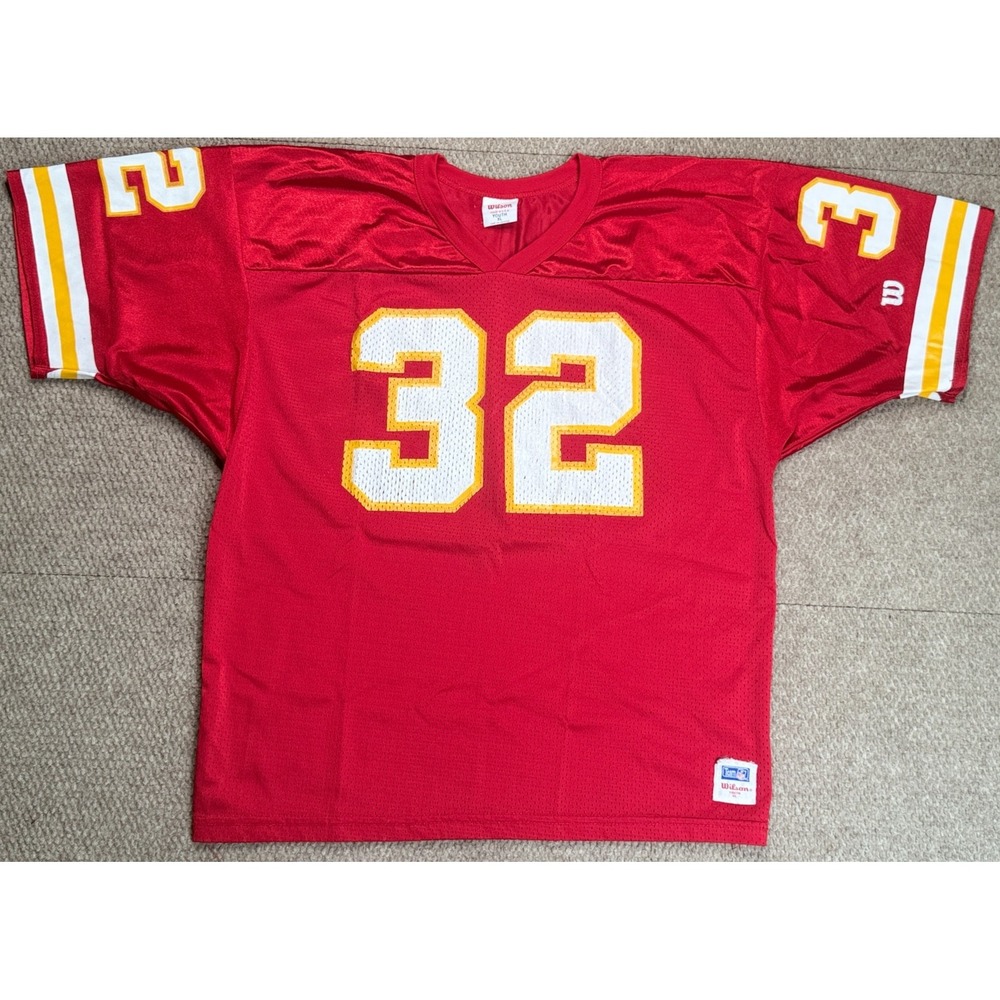 Wilson Vtg NFL Kansas City Chiefs #32 Marcus Allen Football Jersey Size Youth XL
